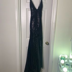 all black prom dress
